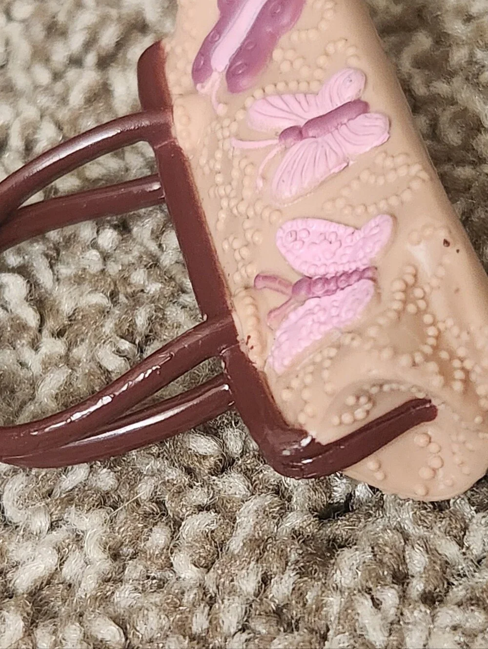 Barbie My Scene Teen Tees T-Shirt Kennedy Doll Tan & Pink Butterfly Purse Bag
